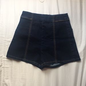 Love culture High waisted jean denim shorts